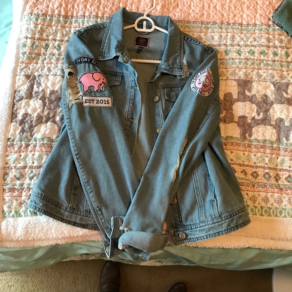 ivory ella jean jacket